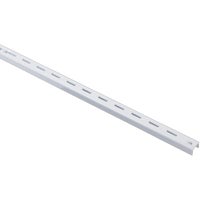 Knape & Vogt - 80 Series 48 In. White Steel Adjustable Shelf Standard