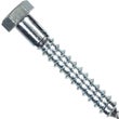 HILLMAN - HEX LAG SCREW ZINC - 1/4X4 1/2