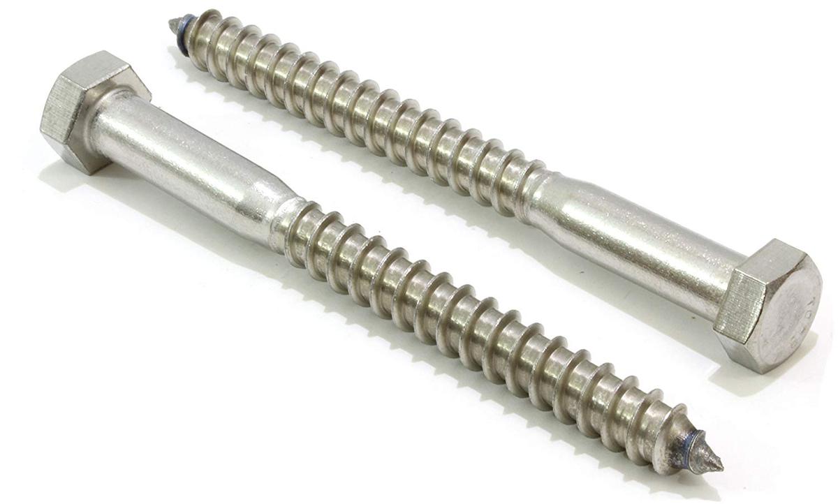 HEX LAG SCRW Z 3/8X5 1/2