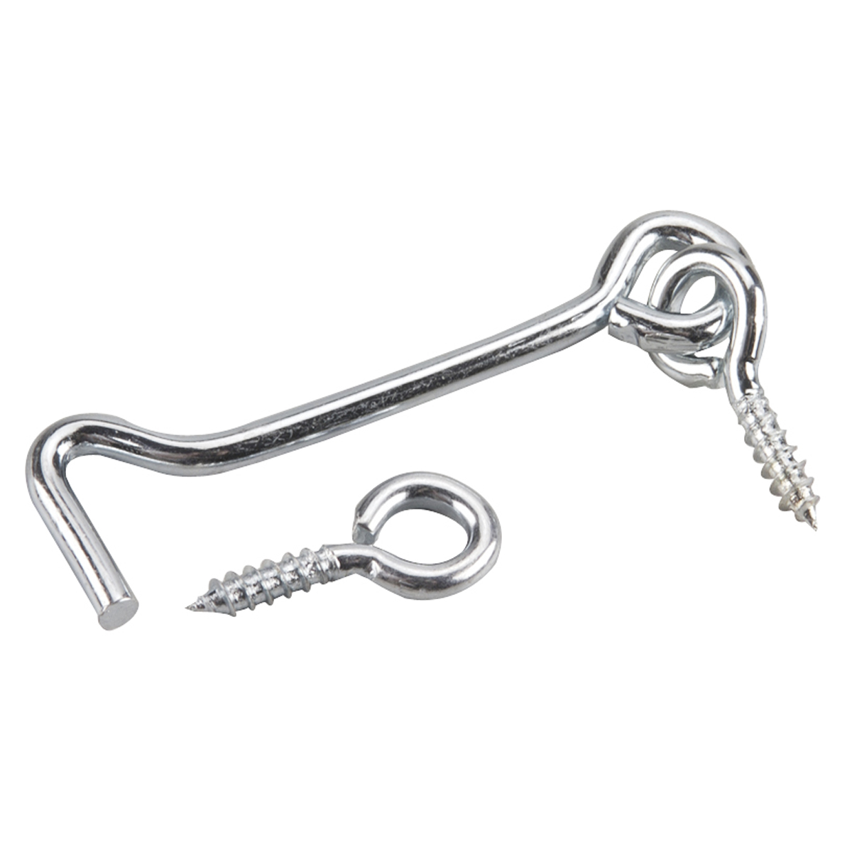 GATE HOOK & EYE 2" ZP 2PK
