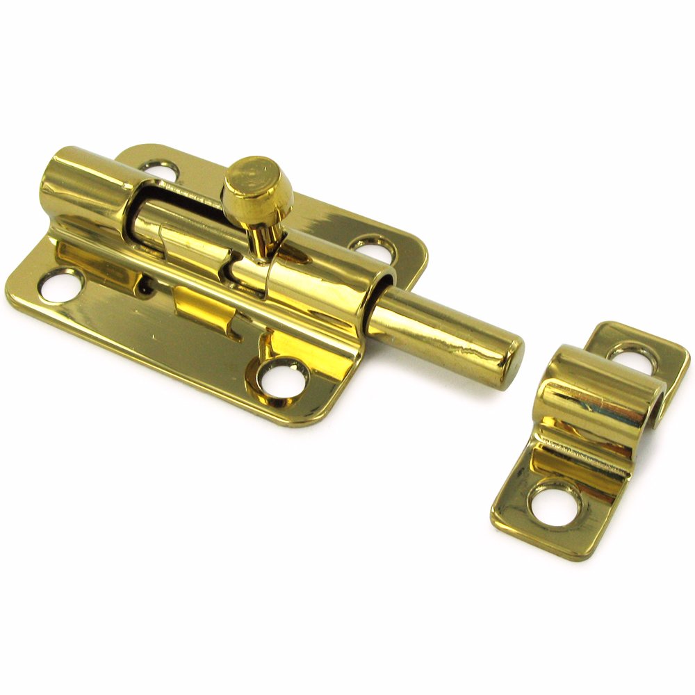 SOLID BRS BARREL BOLT PB 2 1/2"