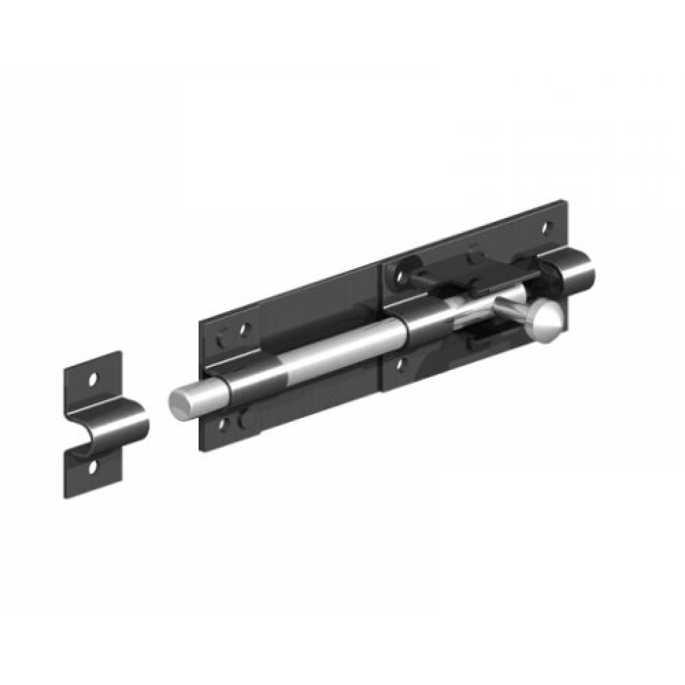TOWER BOLT NECKED EPOXY BLK 6"