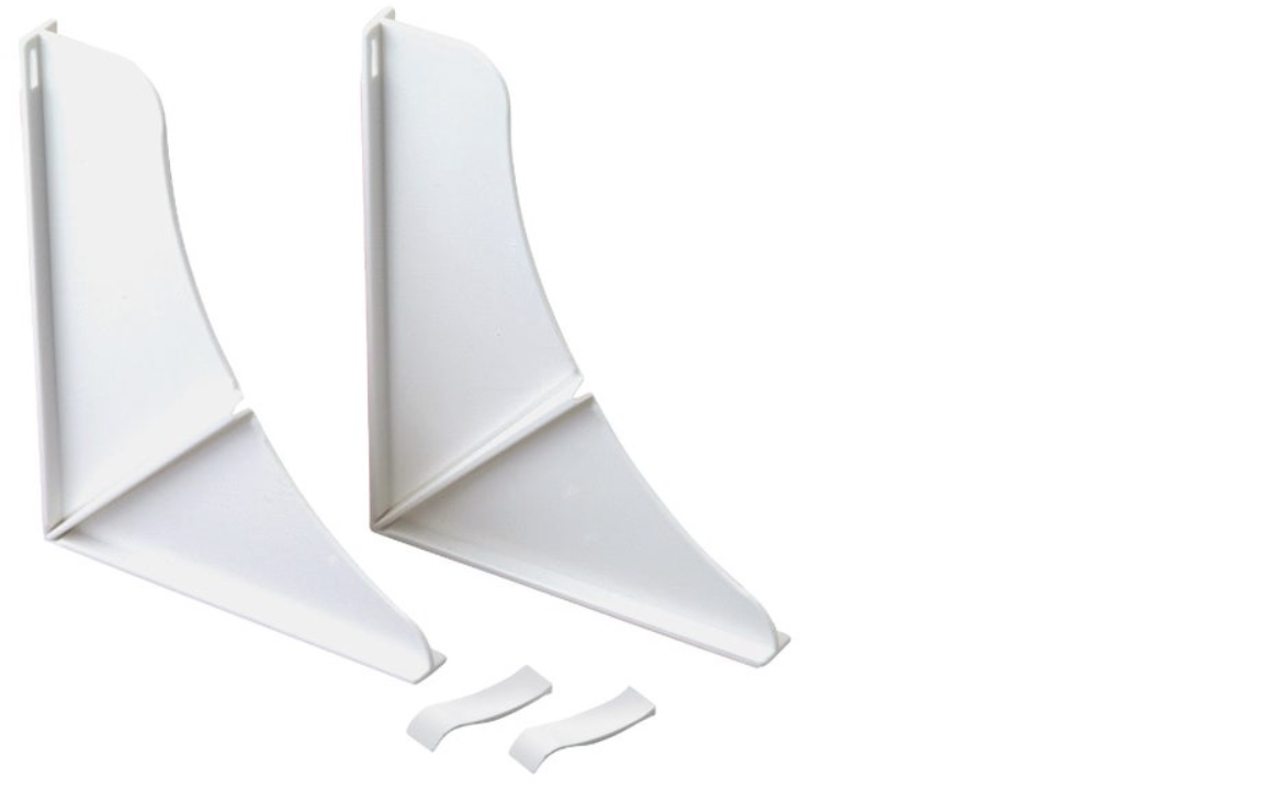 Peerless White Shower Splash Guard - 2-Pack