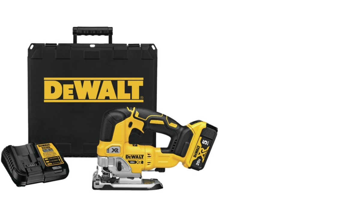 20v Max Xr Brushless Cordless Jig Saw Kit With 5.0 Ah Battery & Charger