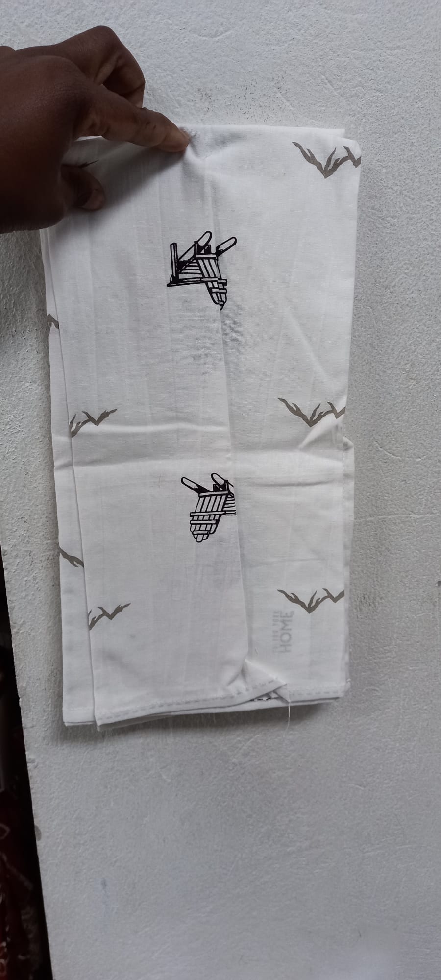 TEA TOWEL - 2PK CRUSHED WEAVE - 20X3"