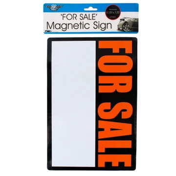 FOR SALE - SIGN - MAGNETIC