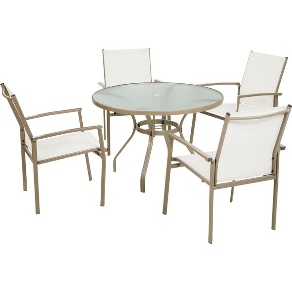 Outdoor Expressions Mayberry 5-Piece Steel Dining Set