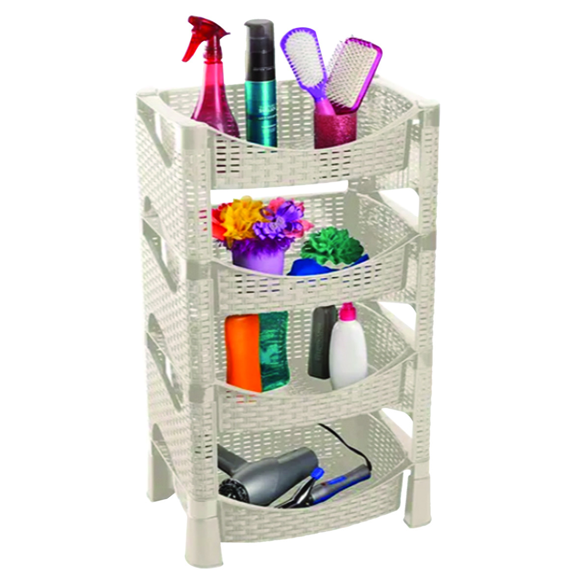 ORGANIZER - RATAN 4 LEVELS - BEIGE