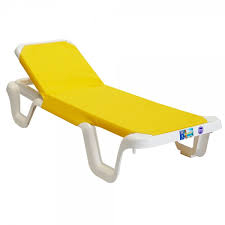 HAWAII - CHAISE LOUNGE - WHITE/YELLOW