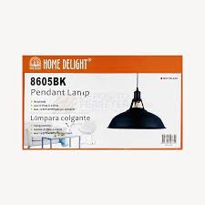 Pendant Lamp Metal Matte - Black