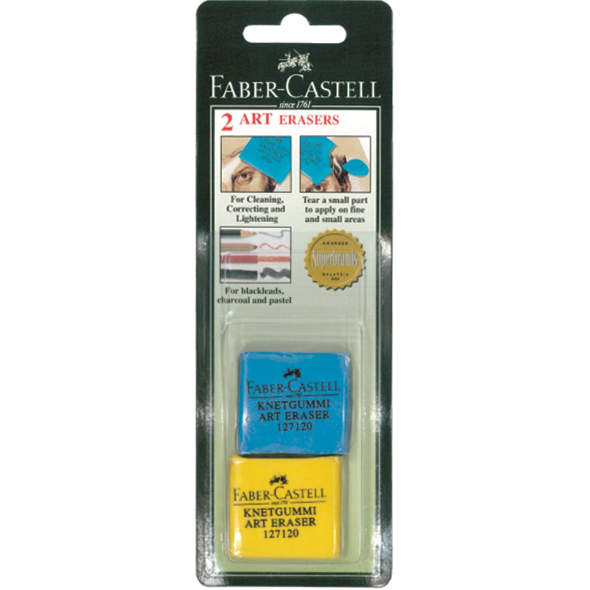 KNEADED ART ERASER - 2PC