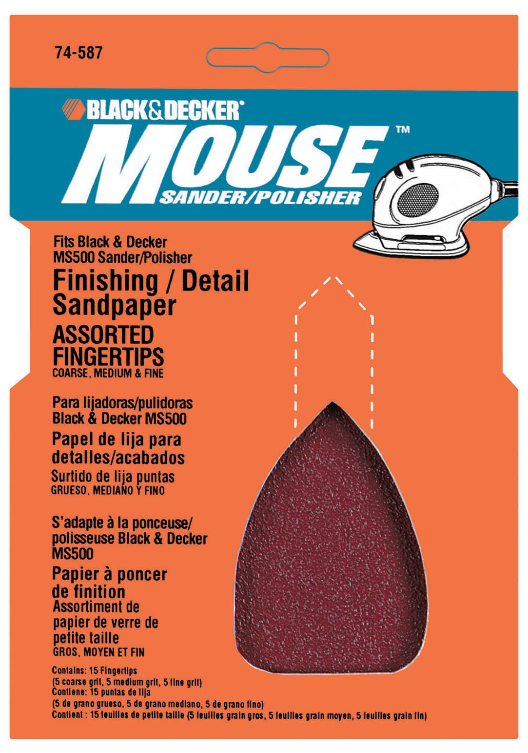 Sheets: Black & Decker 74-581 Mouse Polishing Kit