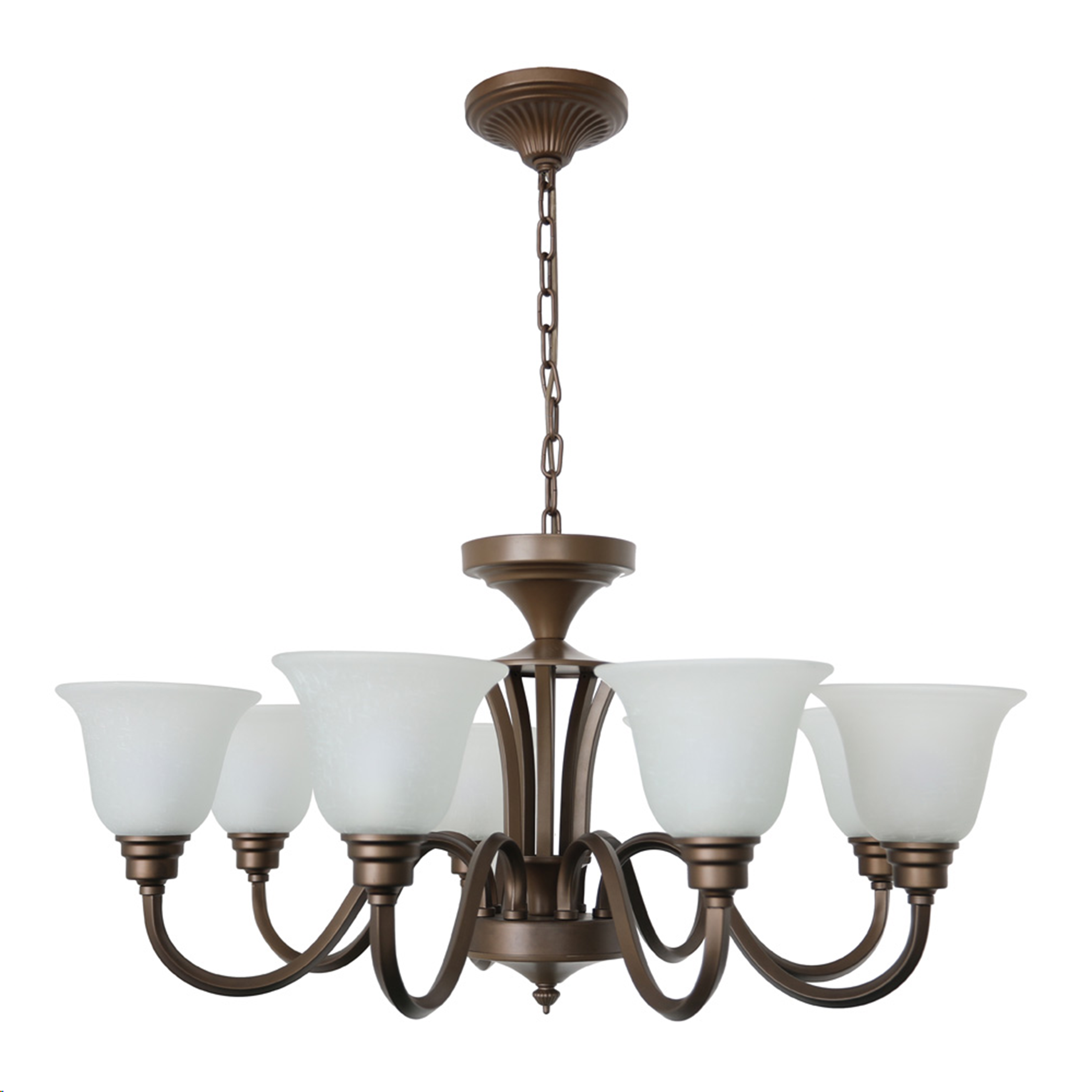 METAL HANGING LAMP - 8XE27 - 40W
