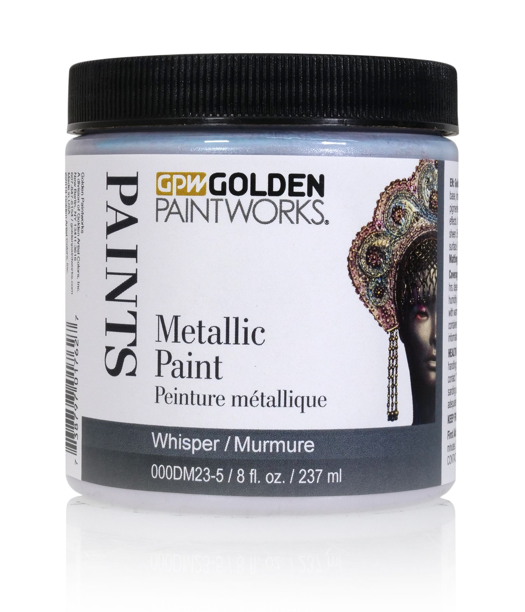 WHISPER - 8OZ JAR - GOLDEN PAINTWORKS - METALLIC
