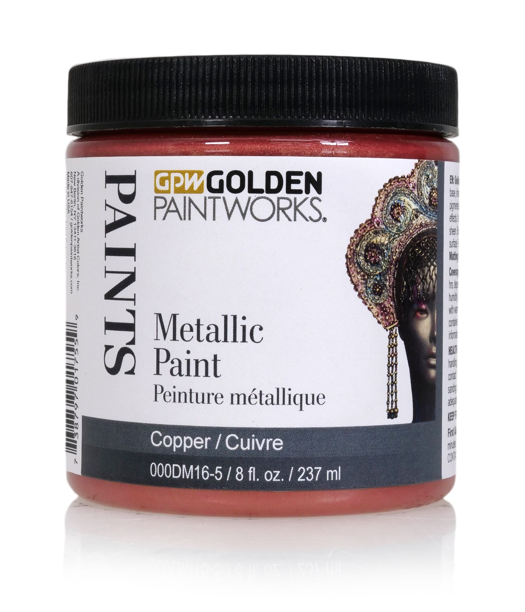 COPPER - 8OZ JAR - GOLDEN PAINTWORKS - METALLIC
