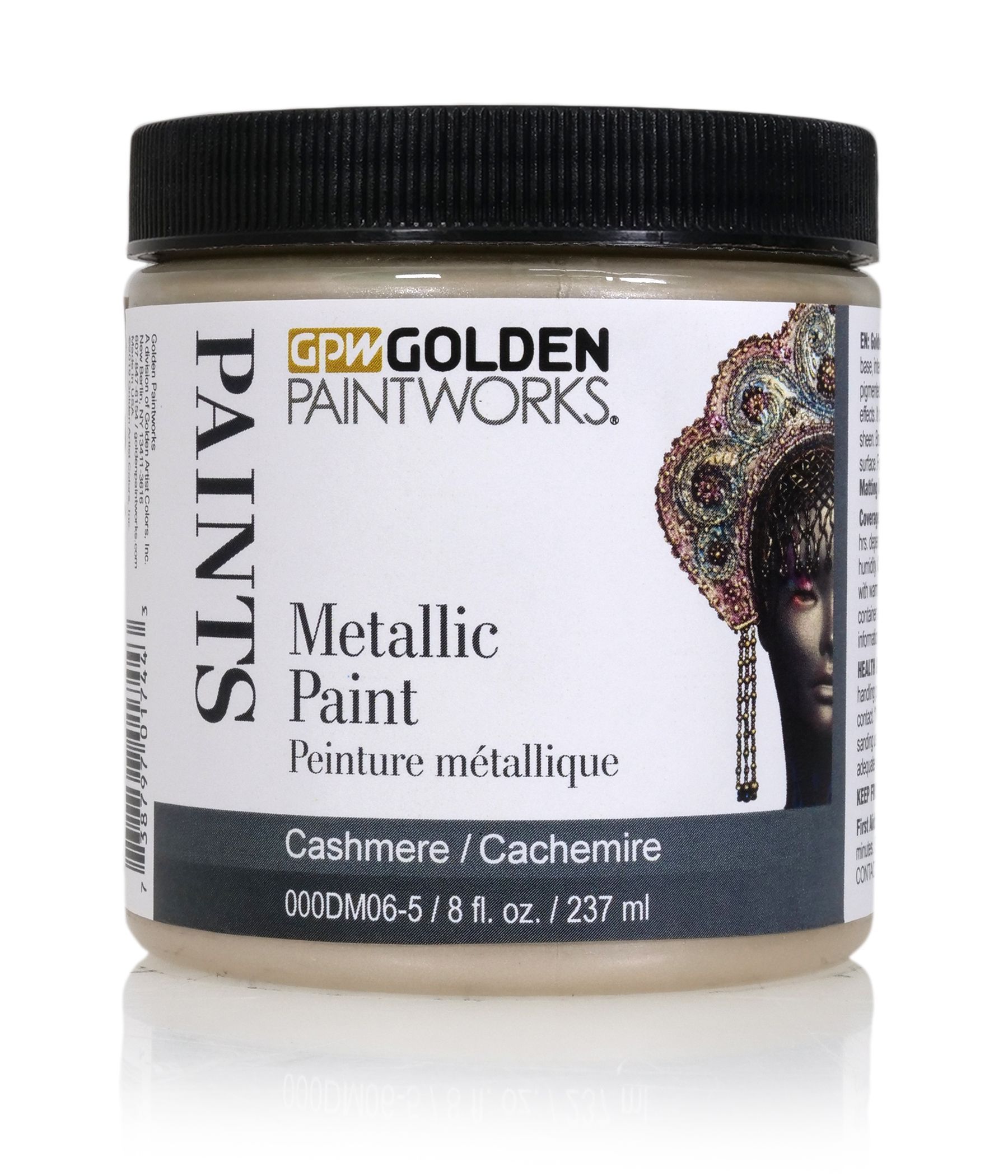 CASHMERE - 8OZ JAR - GOLDEN PAINTWORKS - METALLIC
