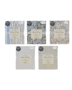 HOME LIVING KNG BED SHEET AST