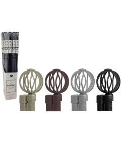 METAL CURTAIN DOUBLE ROD