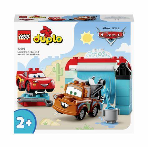 Duplo Disney Pixar Cars Lightning Mcqueen & Mater's Car Wash Fun Set 10996