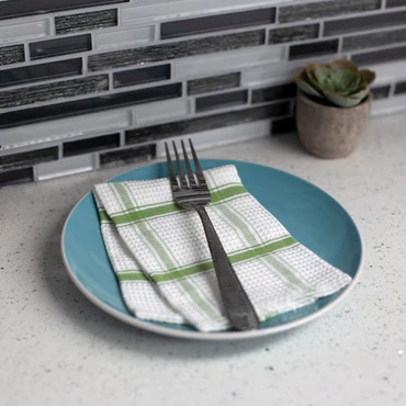 4PC S/S TABLE FORK SET HAMMERED