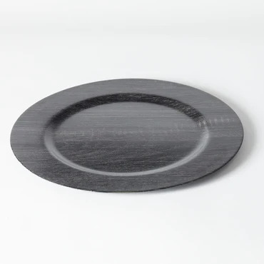 SG 12" CHARGER PLATE TIMBER BL