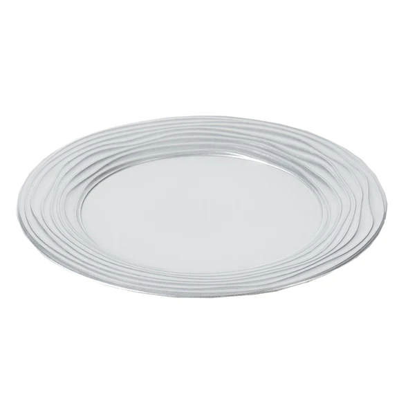 12" CHARGER PLATE REGAL SILVR