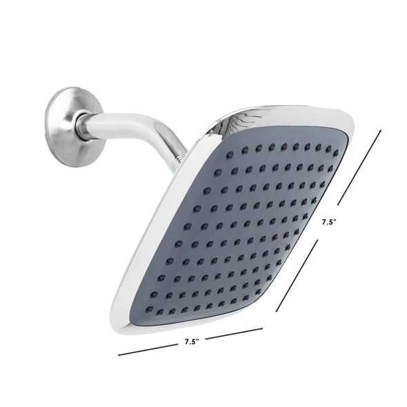 Jumbo Square Shower Head In Chrome Finish