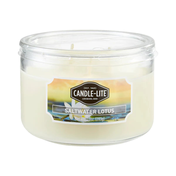 10OZ - SALTWATER LOTUS - CANDLE-LITE