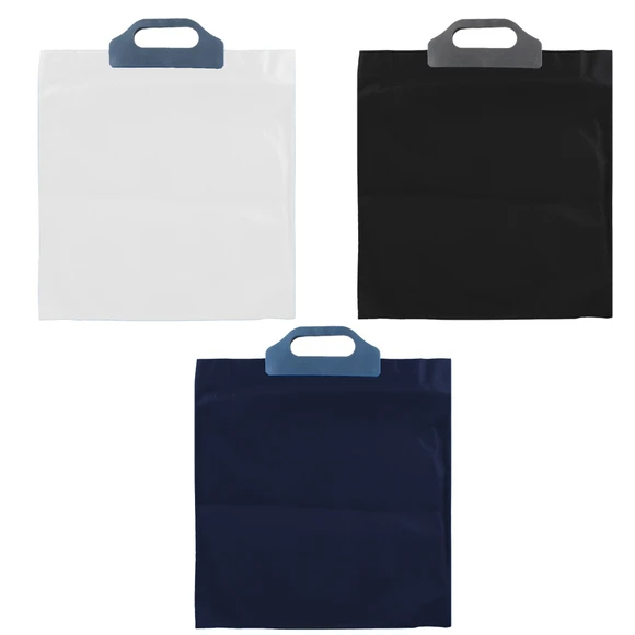 PLASTIC HANDLE TOTE BAG ASST