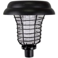 KTA OC 277 Solar LED Light and UV Outdoors Bug Zapper