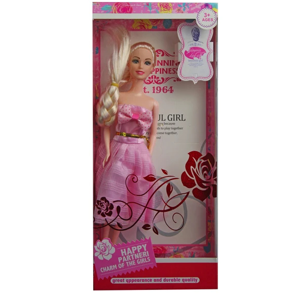 11" LONG BRAIDED HAIR FASHION DOLL