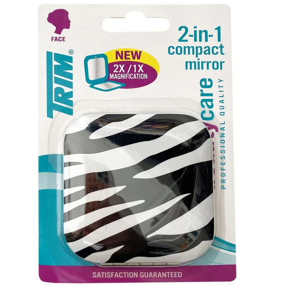 ASST 2N1 COMPACT MIRROR W/MAG CL