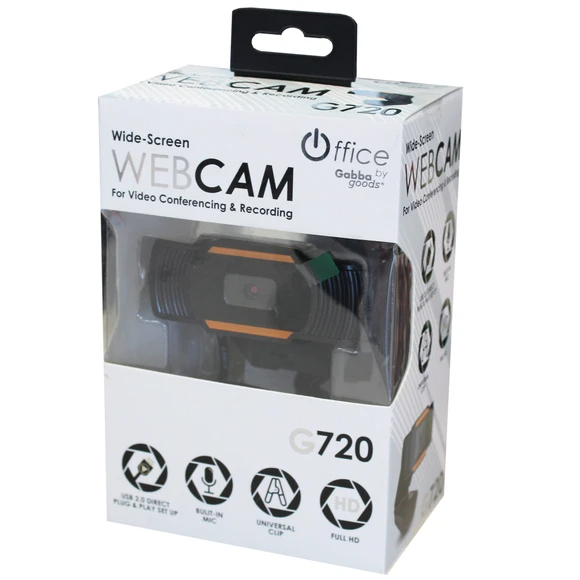 WIDE SCREEN 720P HD WEBCAM W/MIC
