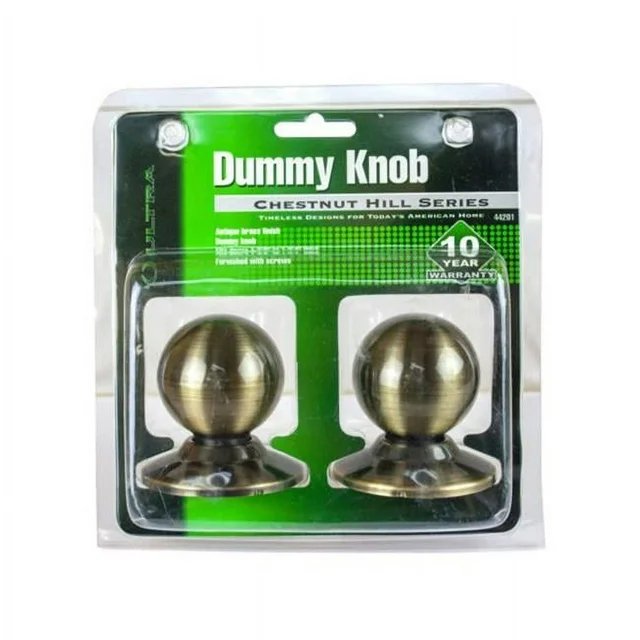 CHESTNUT HILL DUMMY KNOBS BRASS FINISH
