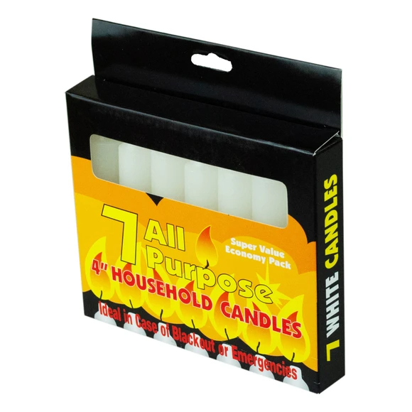 7PK 4" ALL PURPOSE CANDLES