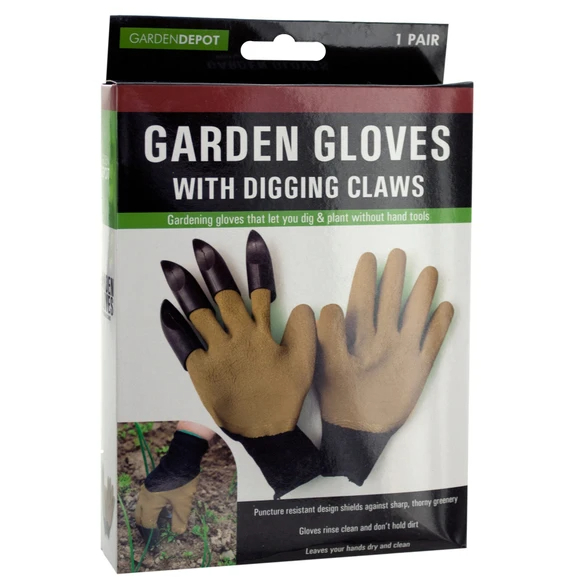 GARDEN GLOVES W/DIGGING CLAWS