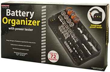 Battery Organizer with Power Tester