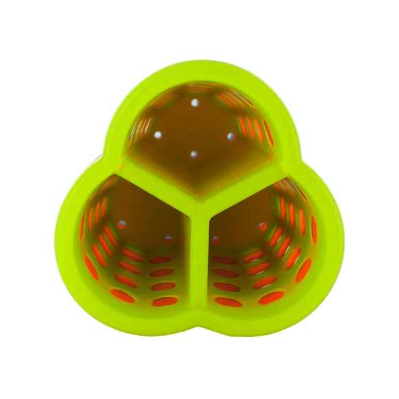 3COMP HEART DESIGN UTILITY BASKET