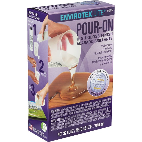 Envirotex - Lite Pour-On 32 Oz. - High Gloss Finish