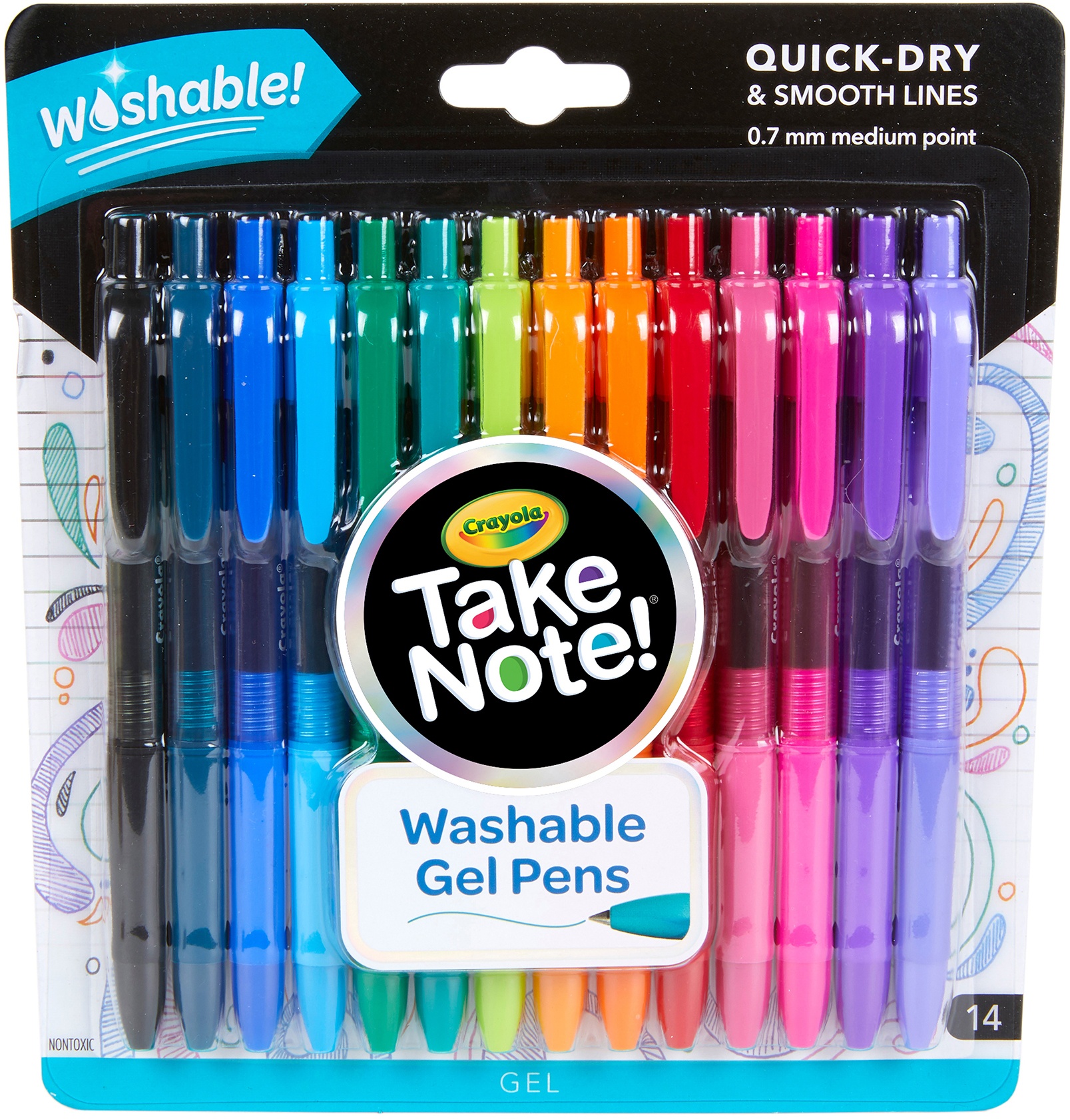 14PK CRAYOLA GEL PENS