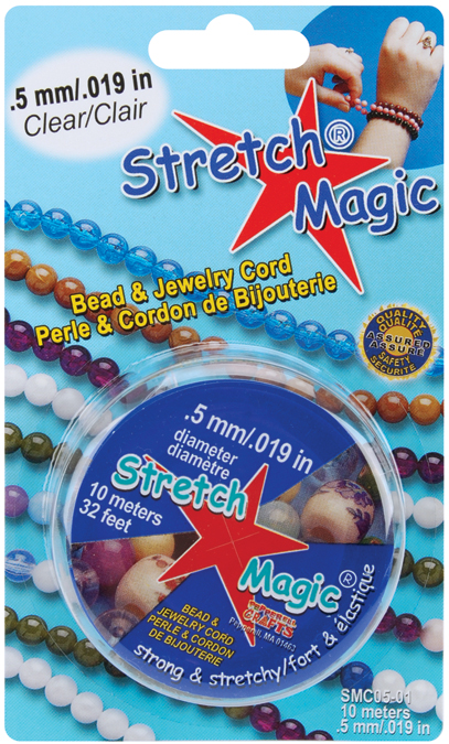 Pepperell Braiding SMC-1-5 Stretch Magic Bead & Jewelry Cord .5mm 10 Meters/Pkg