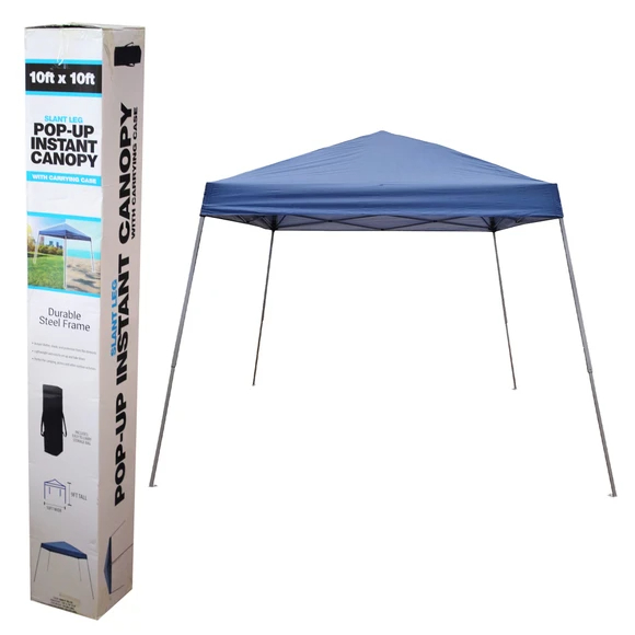 FOLDABLE GAZEBO TENT - NAVY BLUE