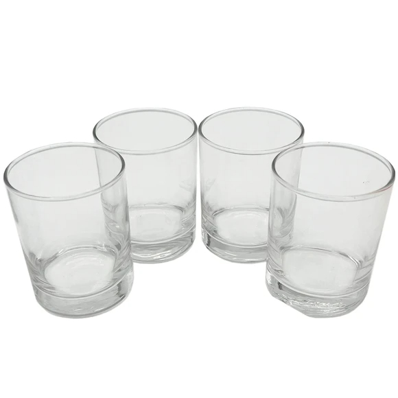 BONNY BAR S/4 SHORT GLASS TUMBLERS