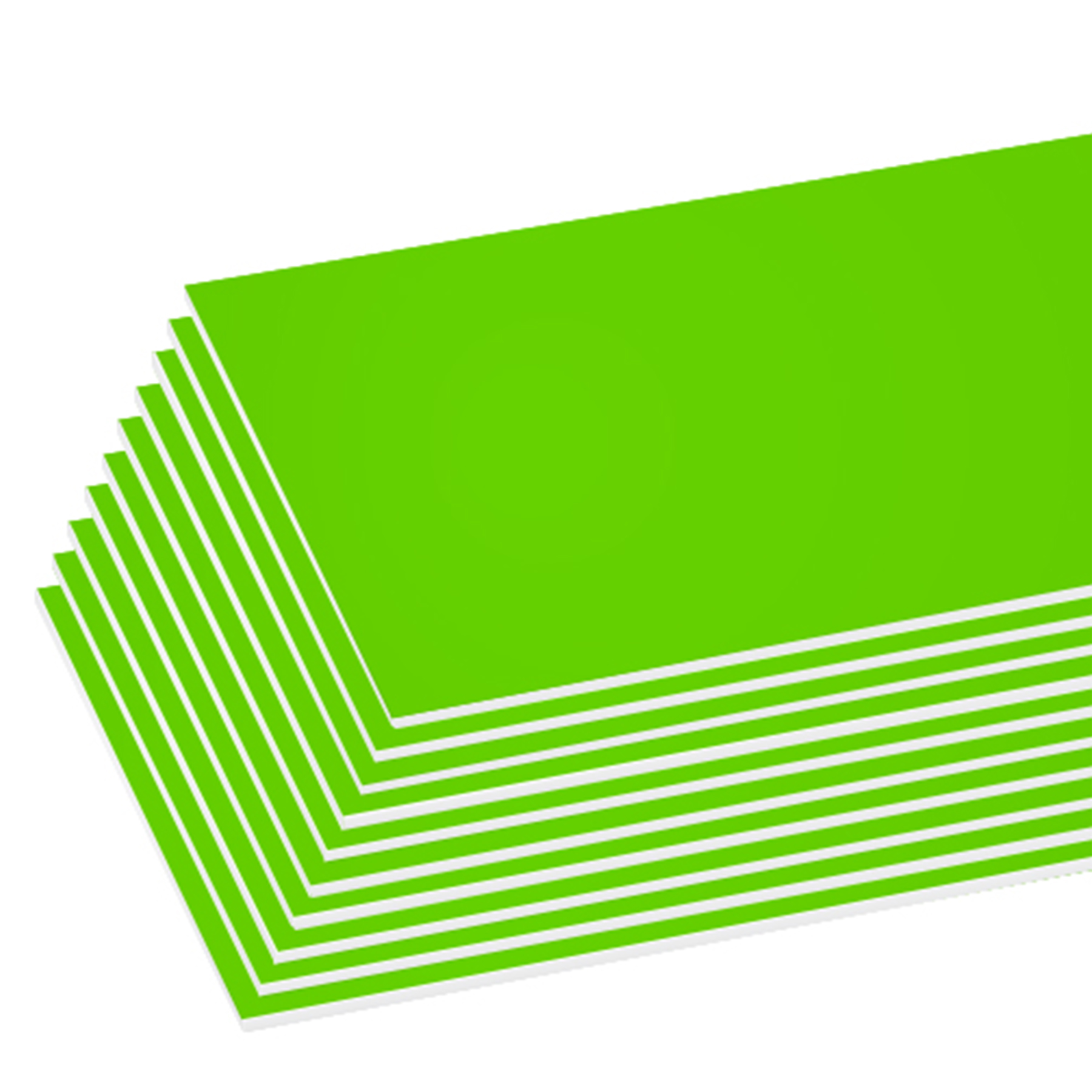 20"X30" FOAM BOARD FLOURSCENT - GREEN