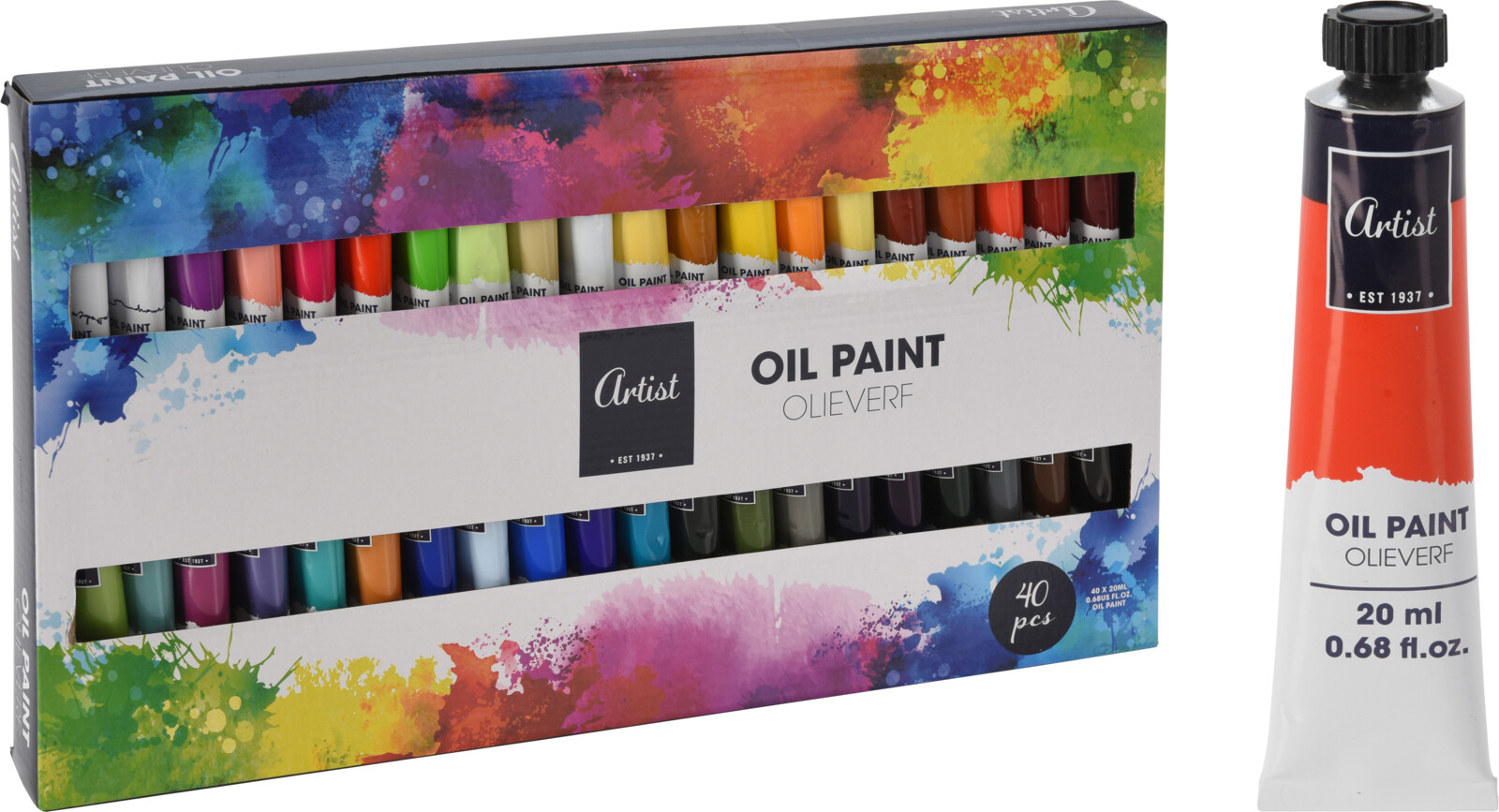 Oil Paint Set – 20ml – 40PCS