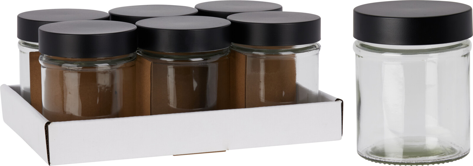 STORAGE JAR GLASS 300ML