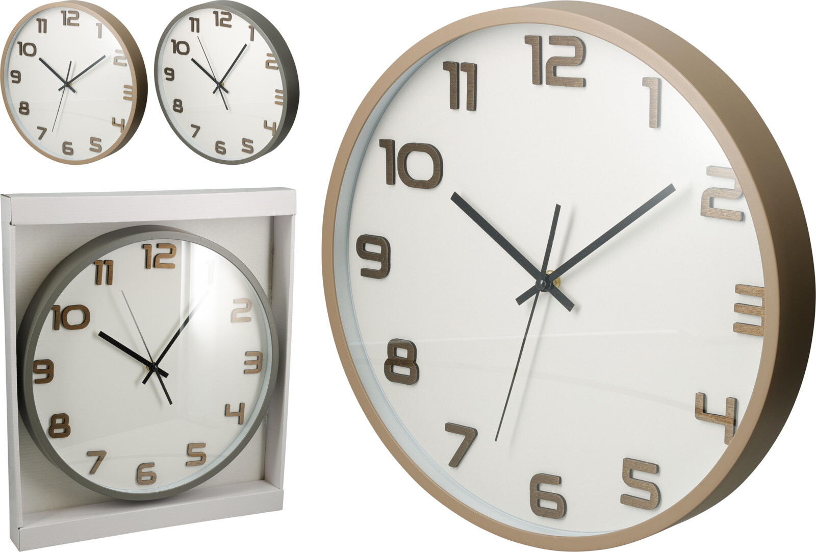 WALLCLOCK PP D35X4.5CM