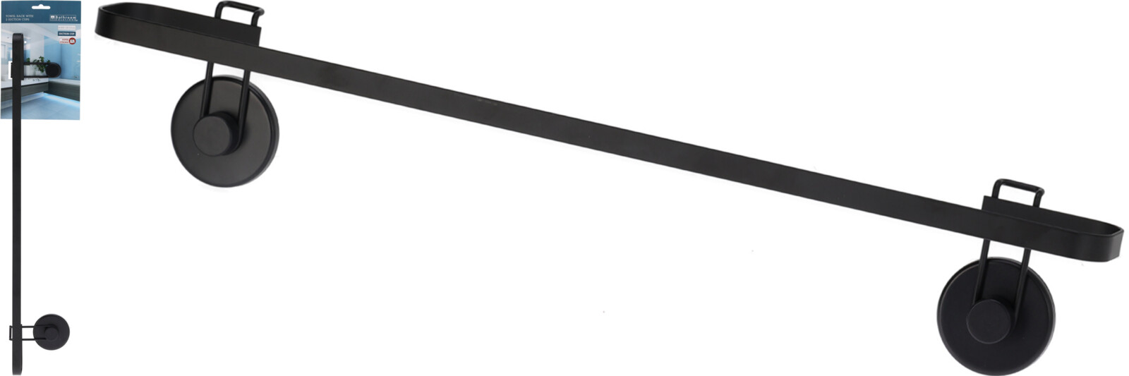 TOWEL RACK IRON 600X85XH110MM