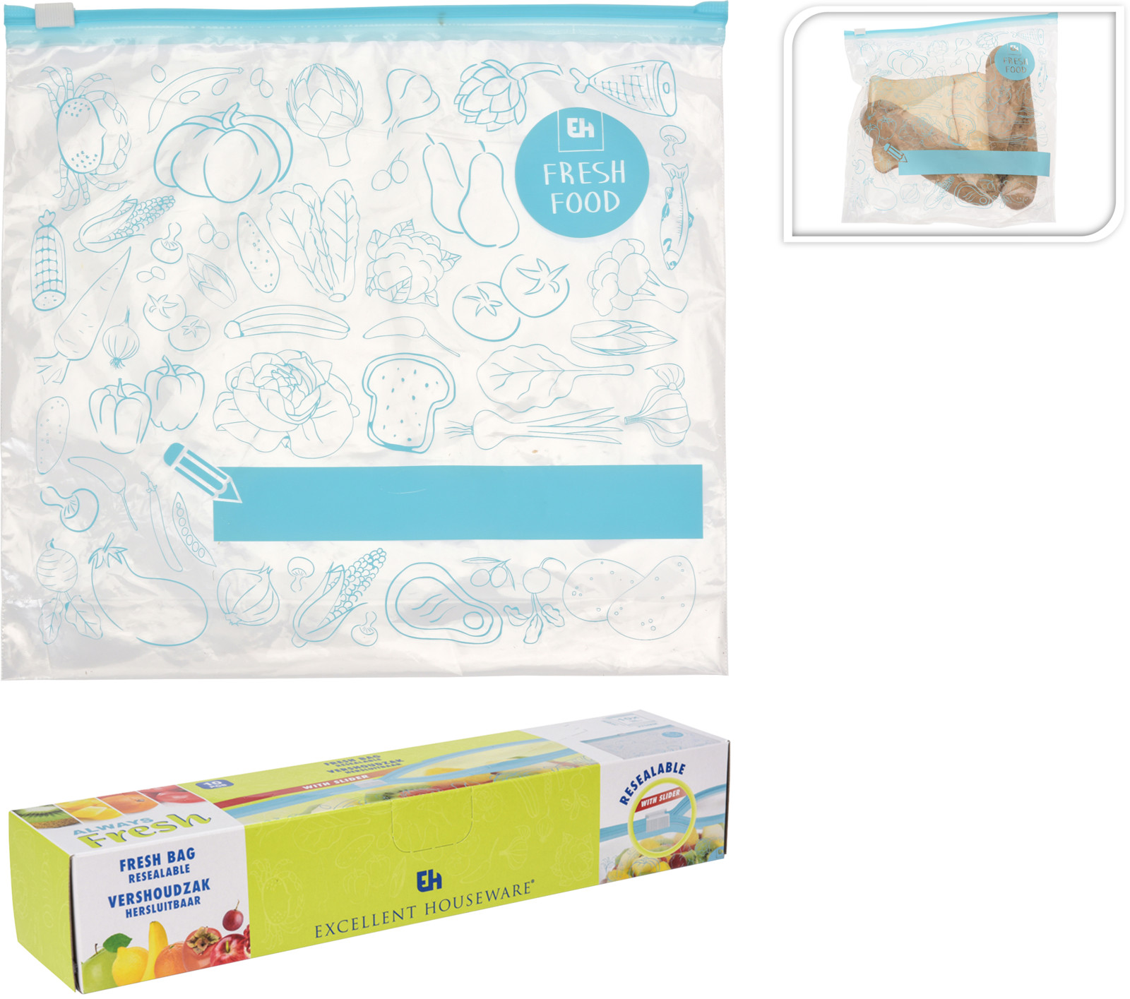 ZIPLOCK BAG 3LTR SET 10PCS