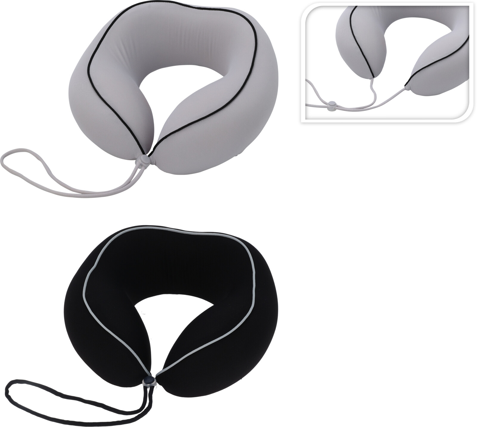 NECK PILLOW ROUND MEMORY FOAM
